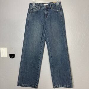 PacSun Women's Casey Low Rise Baggy Jeans Dark Indigo Tint Medium Indigo, 23